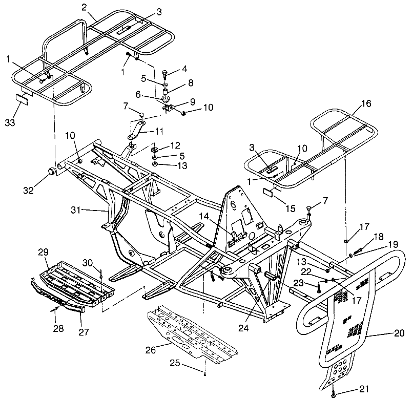 Part Number : 1040497-067 FRAME MAIN BLK