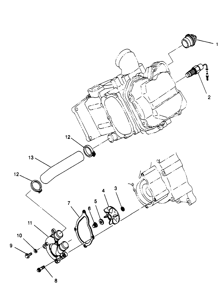 Part Number : 3085351 WATER PUMP COVER