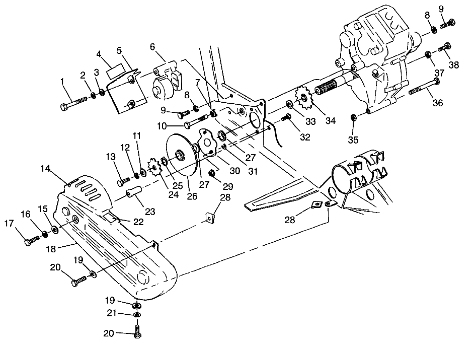 GEARCASE/BRAKE