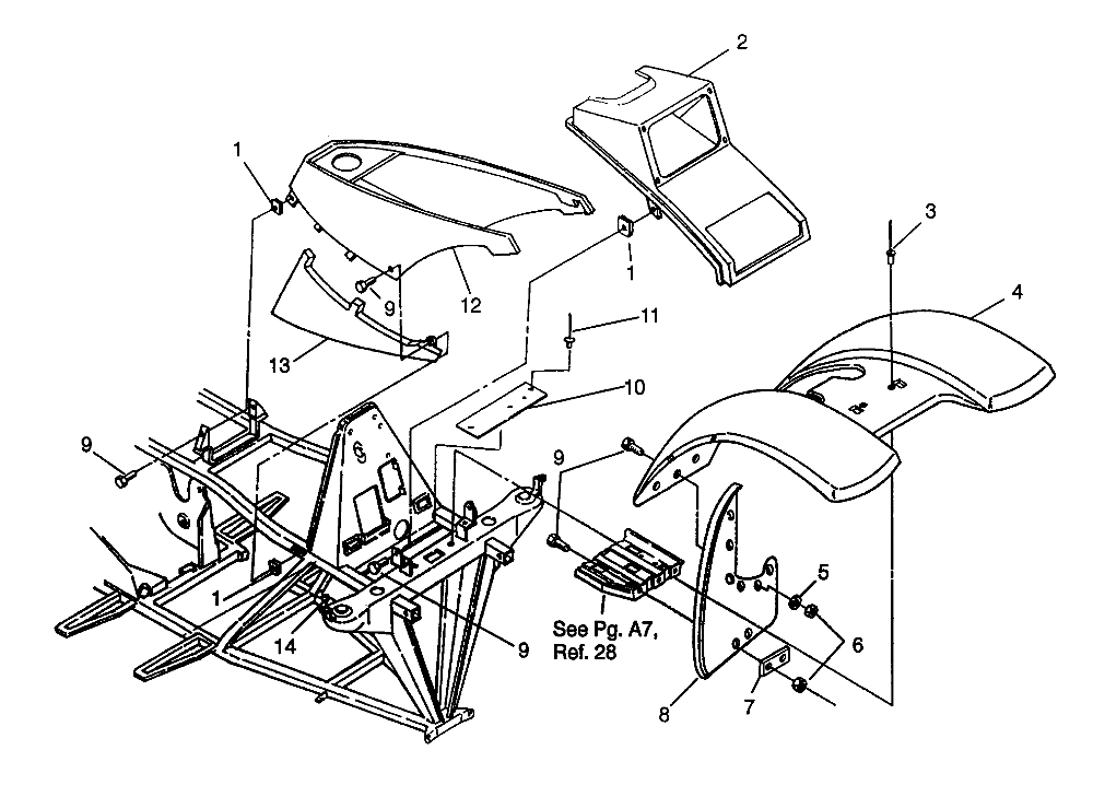 Part Number : 2631812-195 CAB FRT EB GRN.