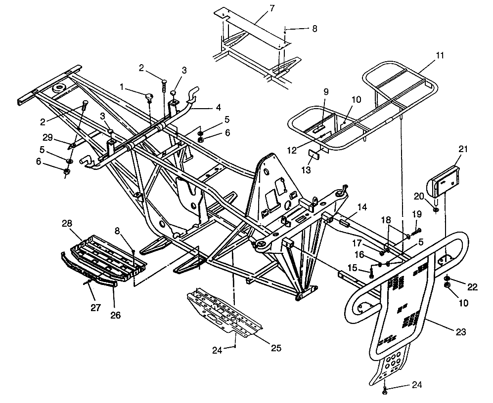 BUMPER/RACK