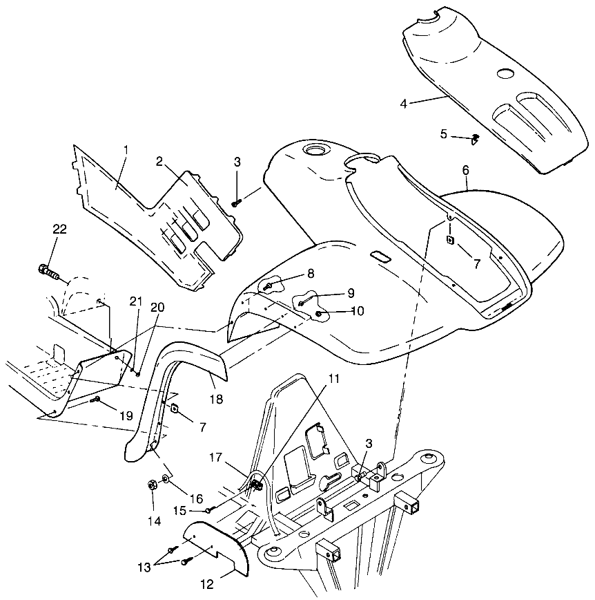 Part Number : 5432088-070 COVER FRONT BLK