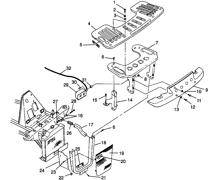 Foto diagrama Polaris que contem a peça 5020809