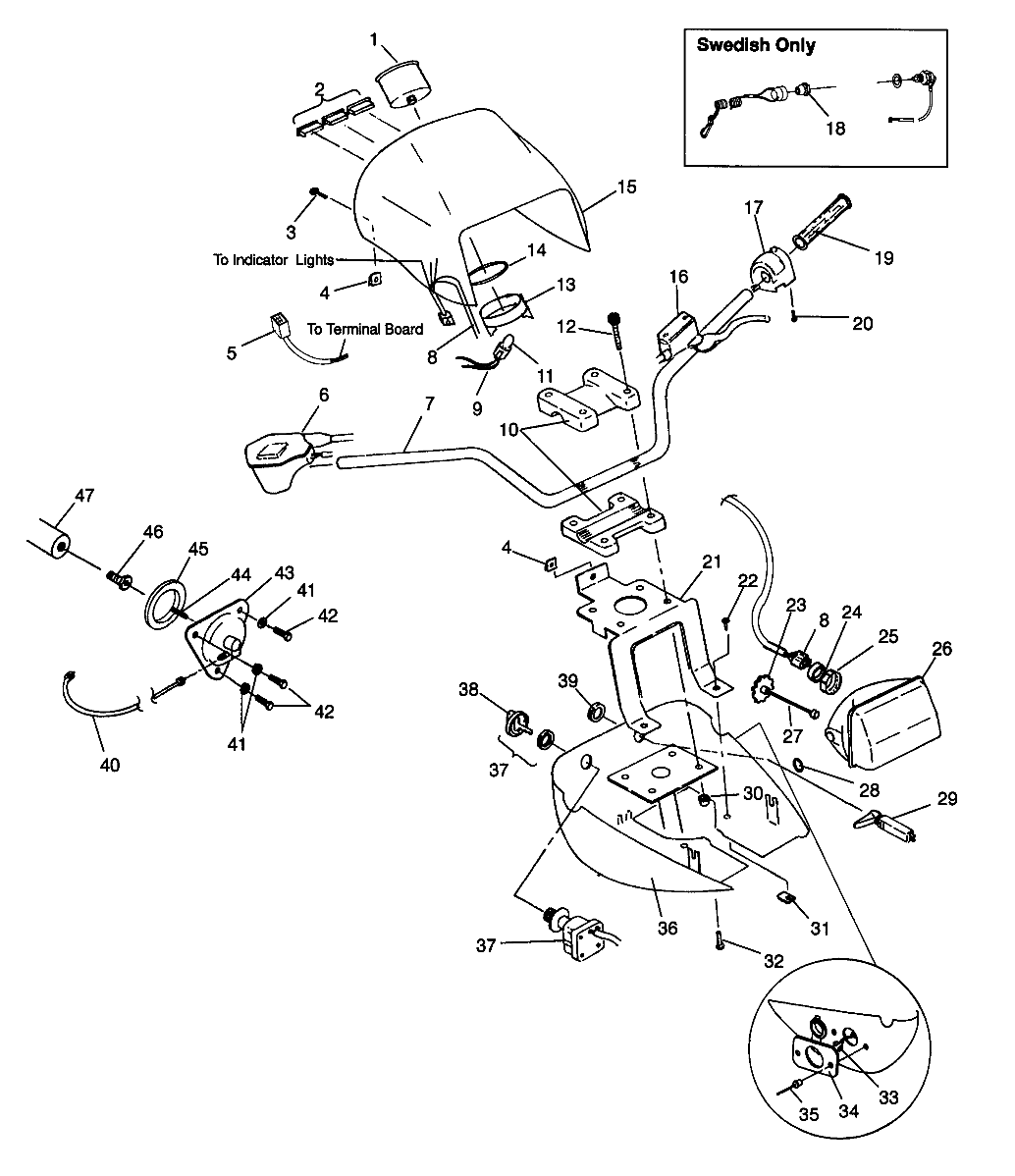 Part Number : 3280236 SPEEDO CABLE  ATV