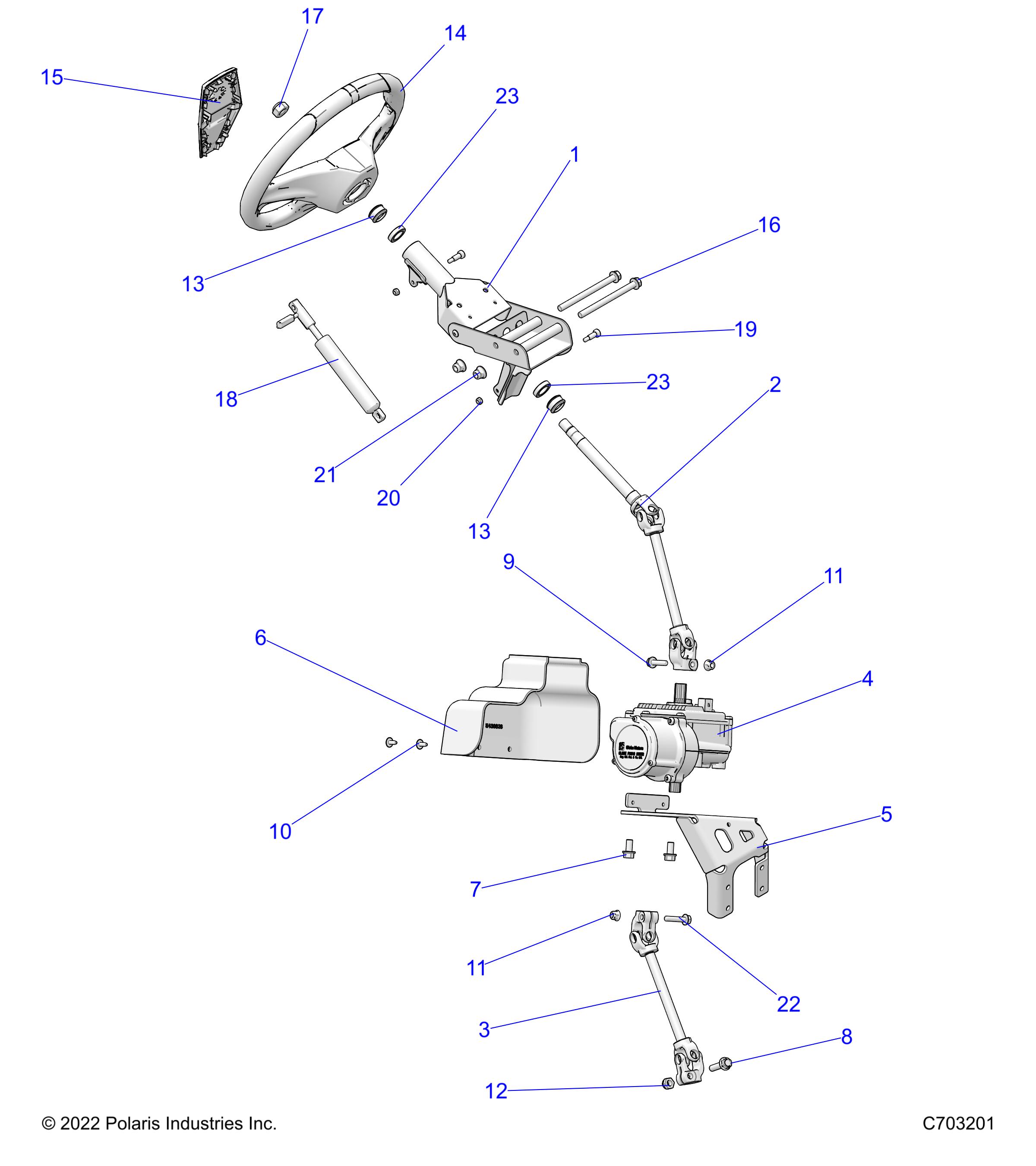 Part Number : 2414874 POWER STEERING ASSEMBLY  1.5 T