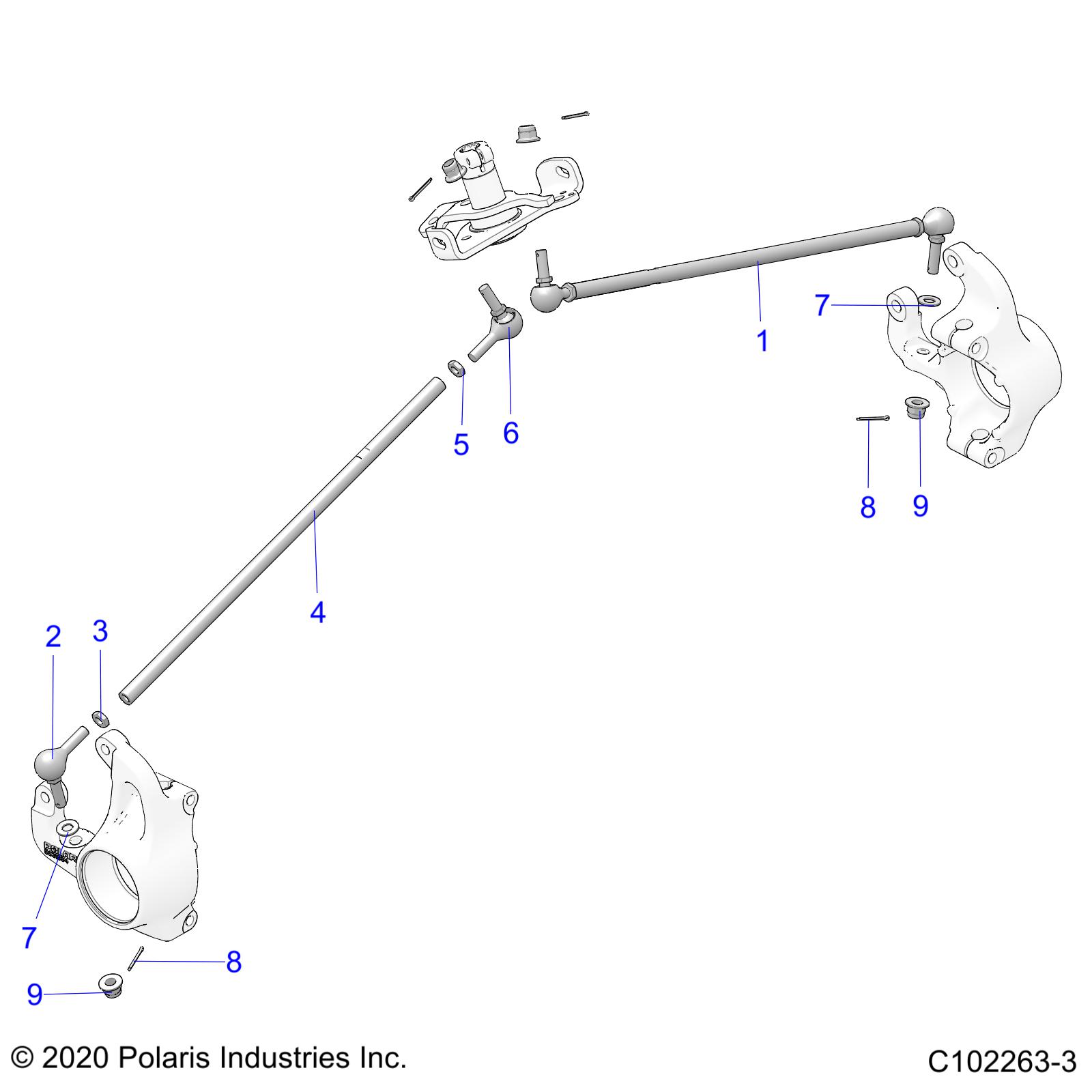 Part Number : 1824007 TIE ROD ASSEMBLY