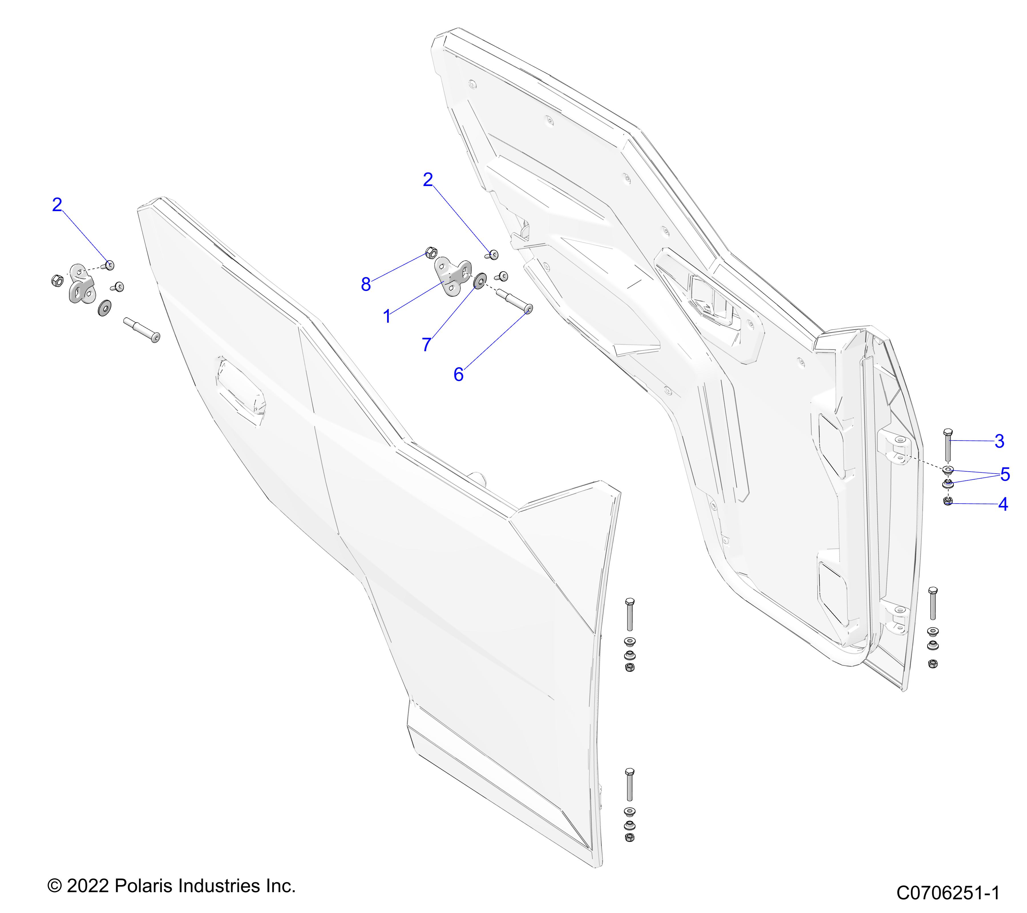 Part Number : 5633940-458 STRIKER MOUNT  FRONT  LEFT  MA