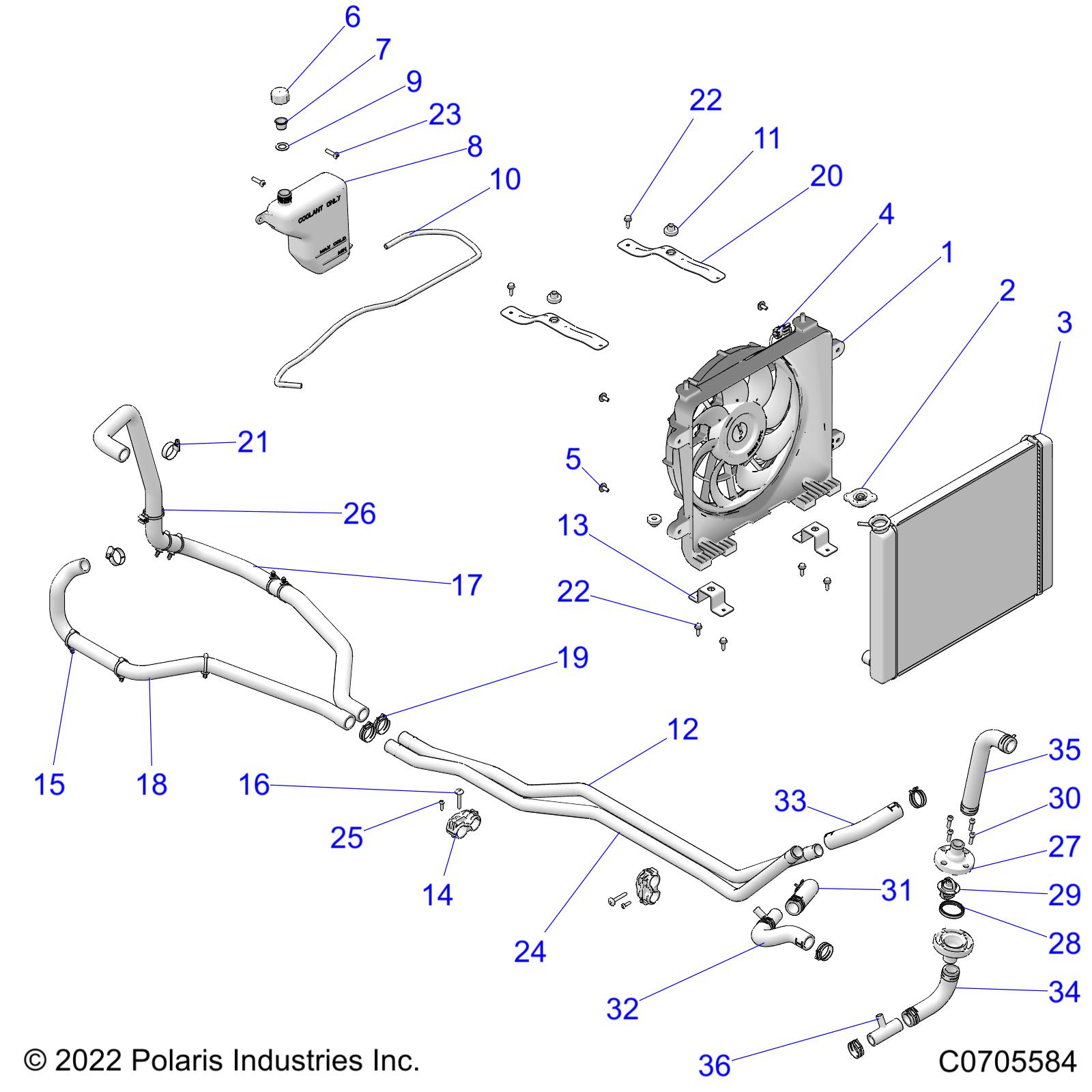 Part Number : 5416211 HOSE-COOLANT 3WAY-HEATER