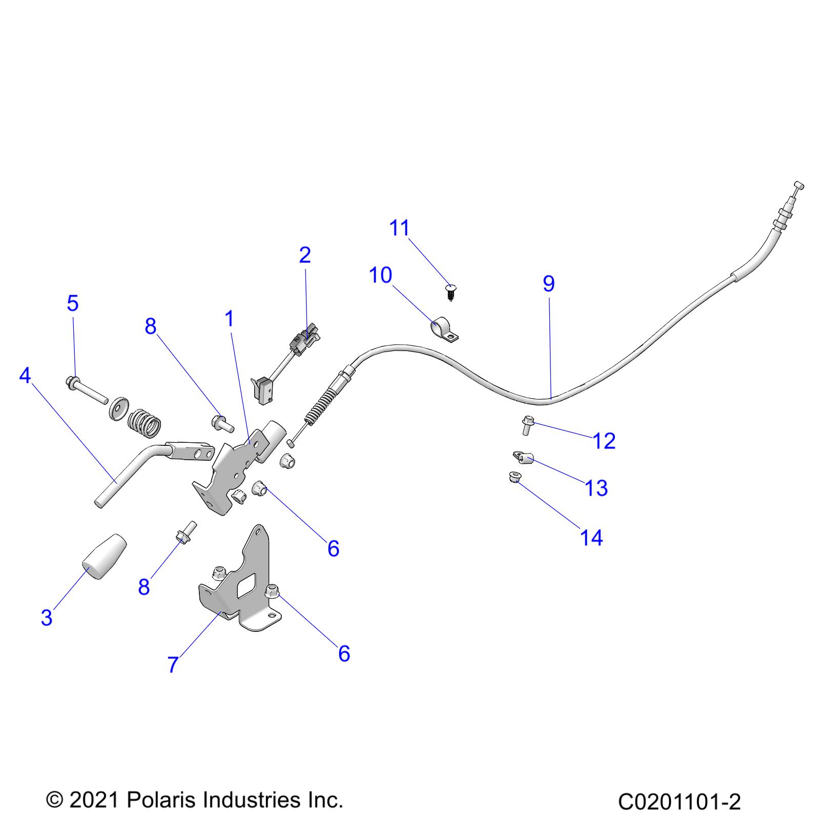 Part Number : 5416246 KNOB-PARKING BRAKE