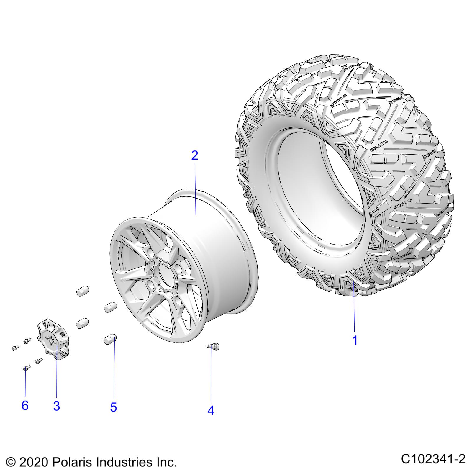 Part Number : 5455482-458 CAP-RIM CENTER BLK