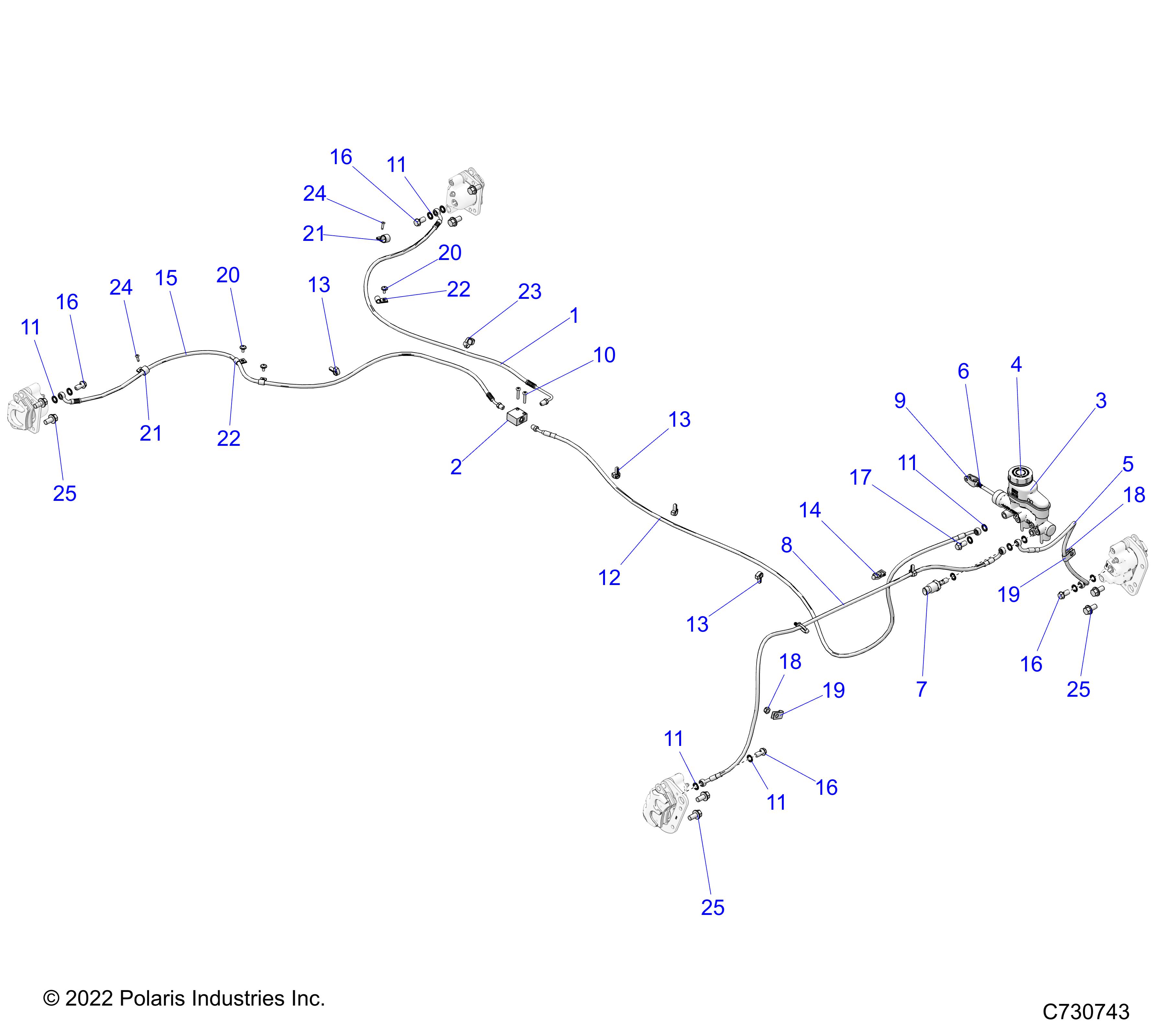 Part Number : 1912590 LINE-BRK FR 43.3 90B 30B 85