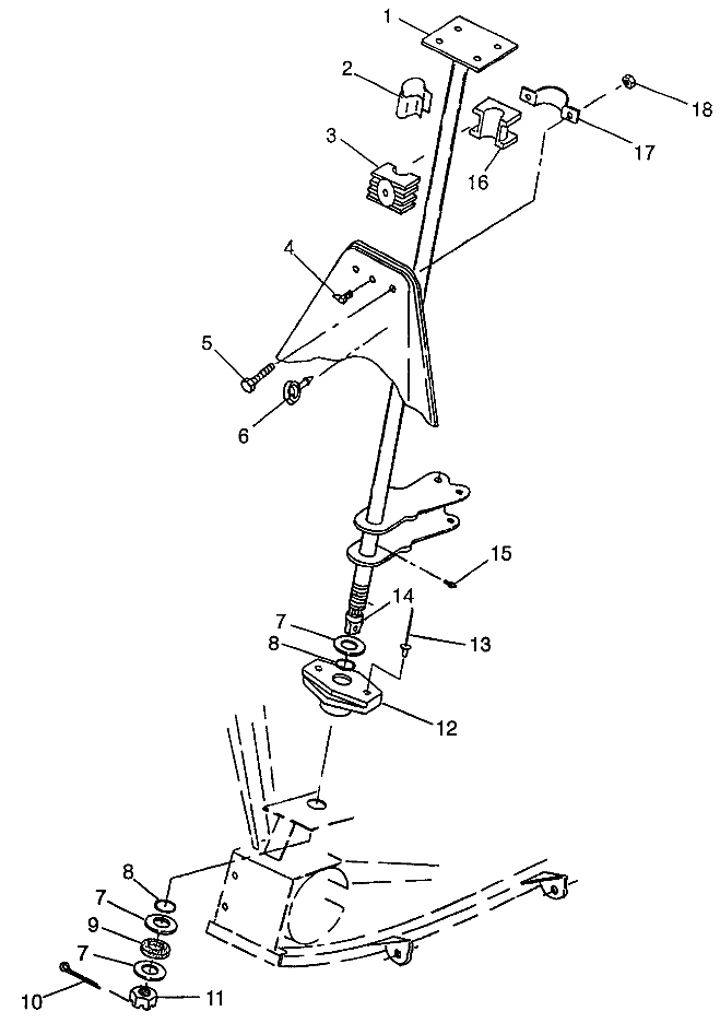 Part Number : 1843079 POST STRG.ASM 25.00IN.