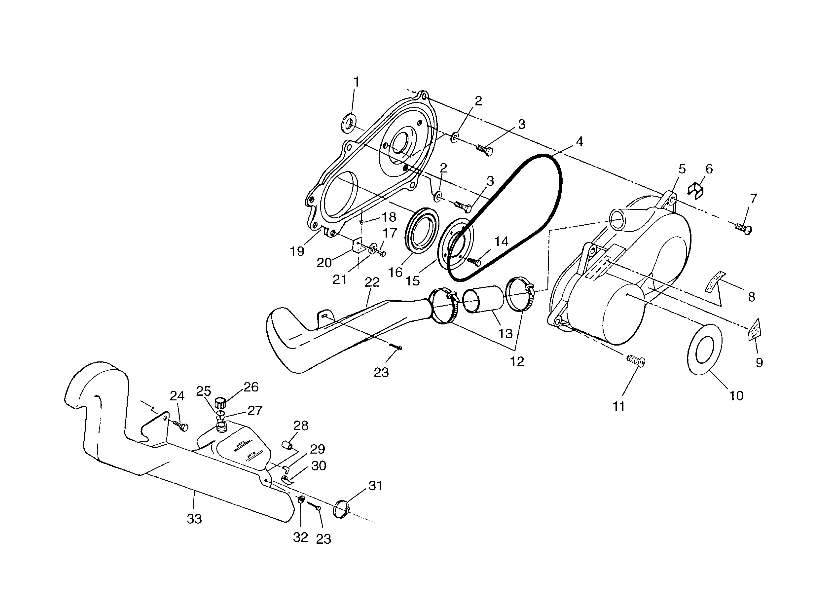 Part Number : 5432615 DUCT AIR OUT CLUTCH