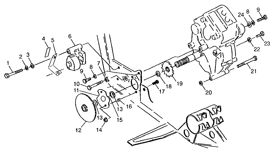 GEARCASE/BRAKE