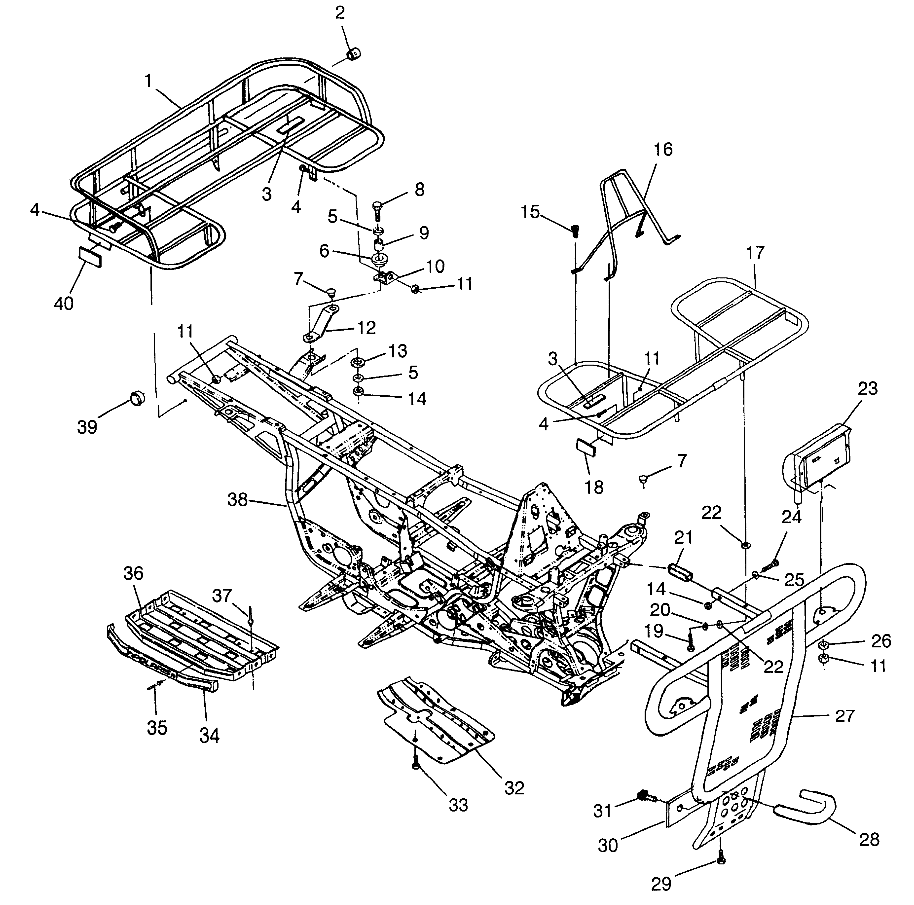 BUMPER/RACK