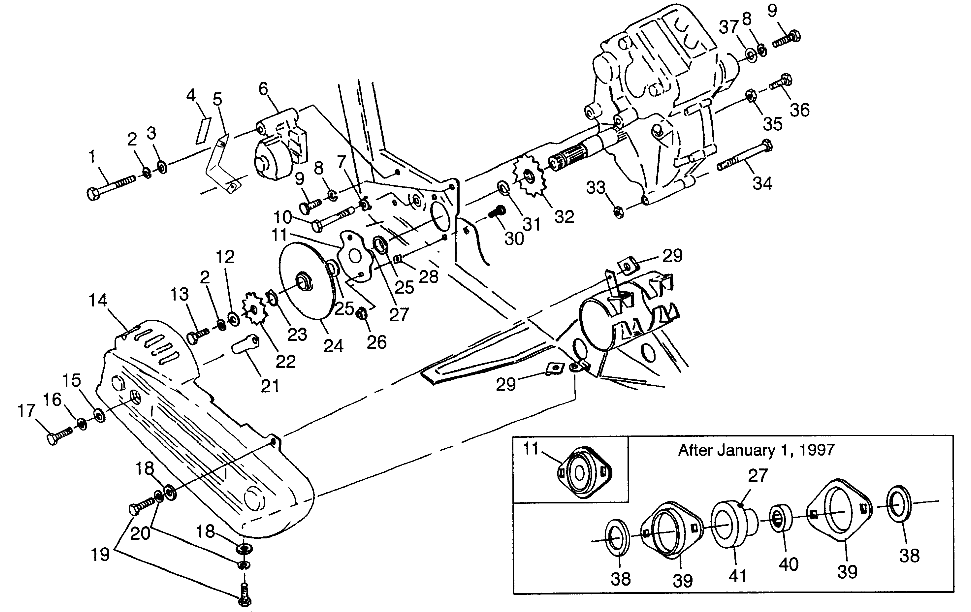 GEARCASE/BRAKE