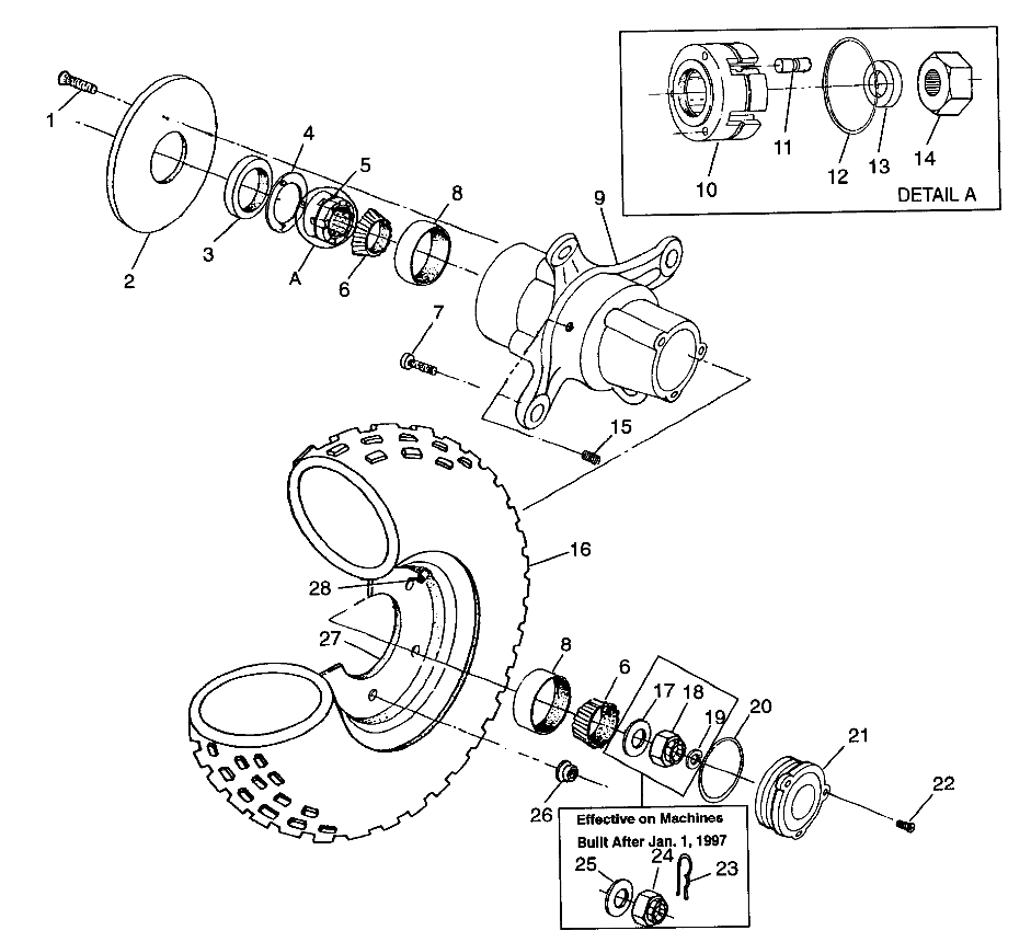 Part Number : 7542810 SLOTTED NUT