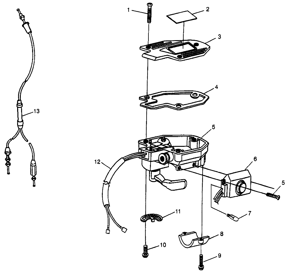 Foto diagrama Polaris que contem a peça 7080576