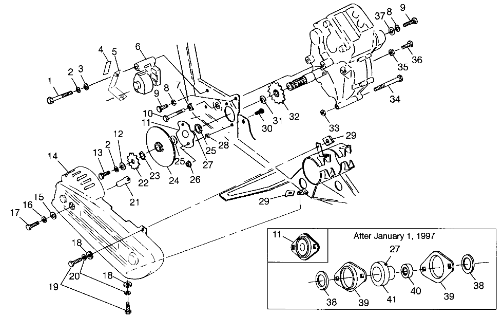 GEARCASE/BRAKE