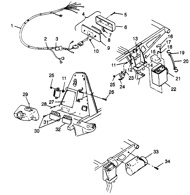 Foto diagrama Polaris que contem a peça 4060087