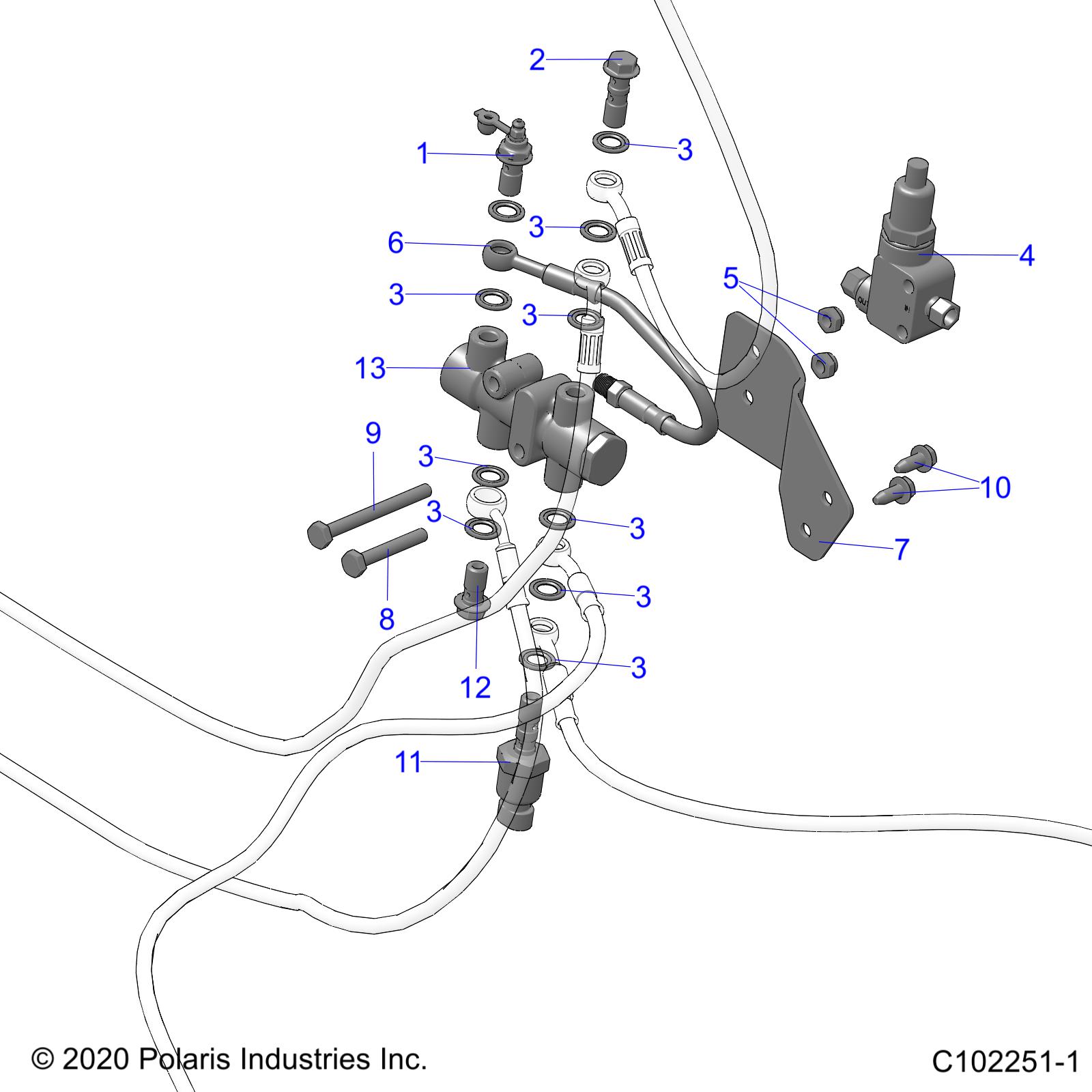 Part Number : 1911109 REDUCING BRAKE VALVE