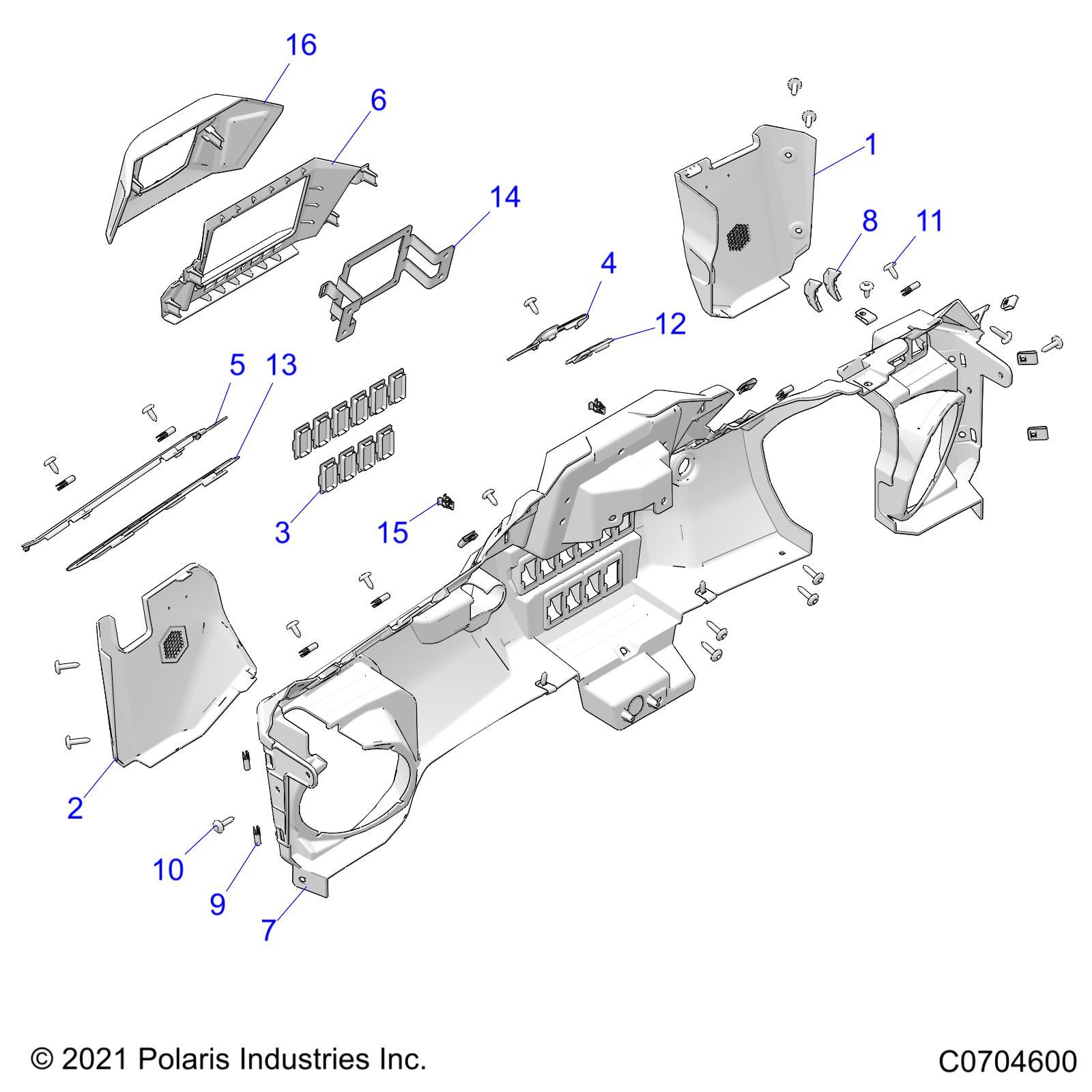 Part Number : 5455987-070 PANEL-DASH ACCENT LH BLACK