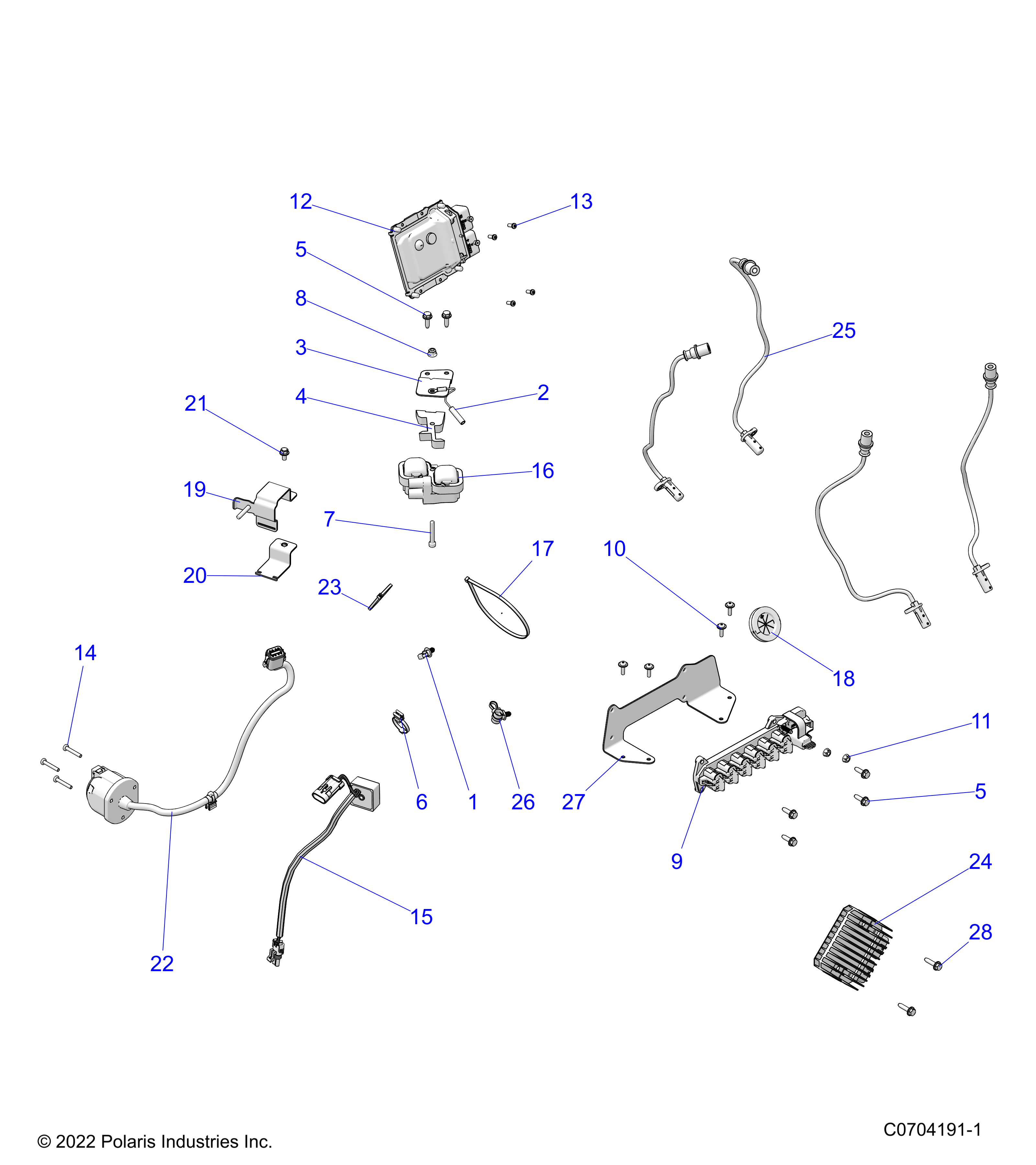 Part Number : 5266257-458 PULSE MOUNT BRACKET  MATTE BLA