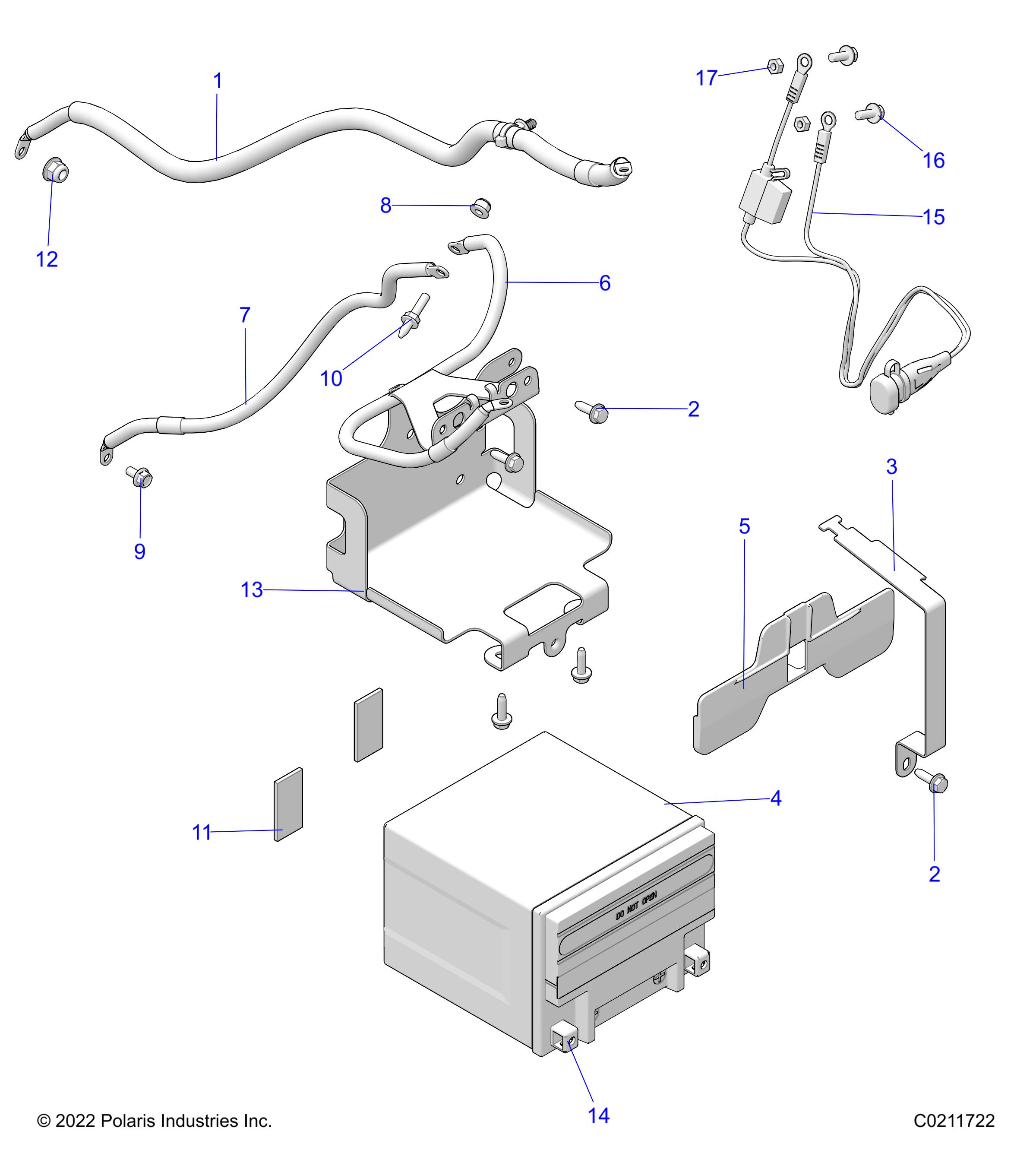 Part Number : 4018144 CABLE-NEGATIVE