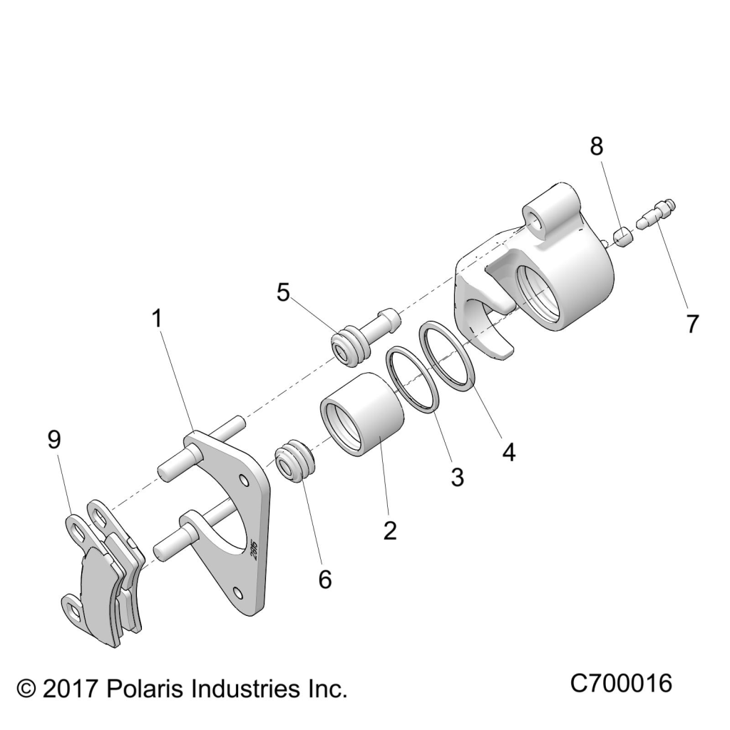 Foto diagrama Polaris que contem a peça 1914103