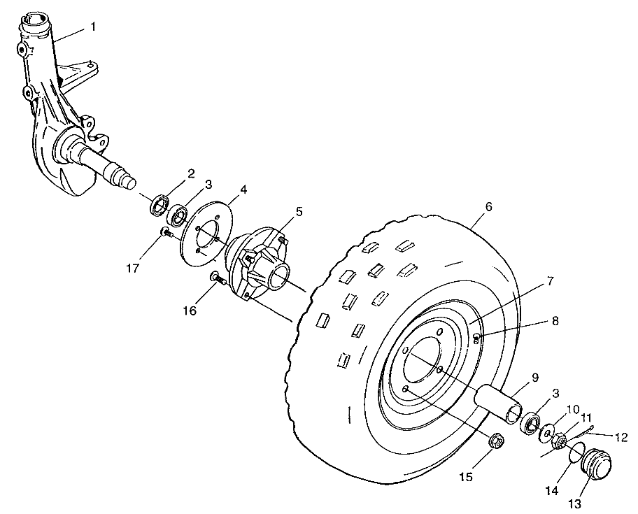 Foto diagrama Polaris que contem a peça 3514001