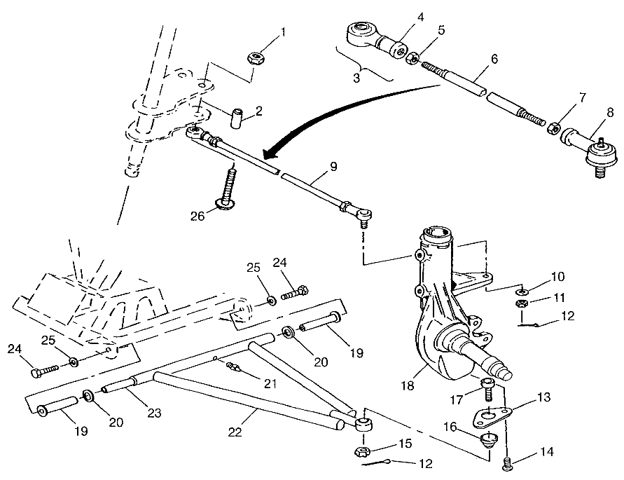 Foto diagrama Polaris que contem a peça 5020745