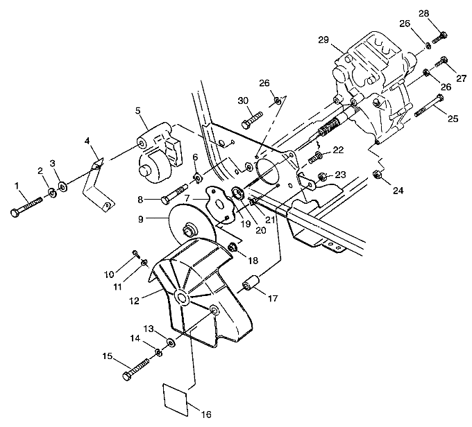 GEARCASE/BRAKE