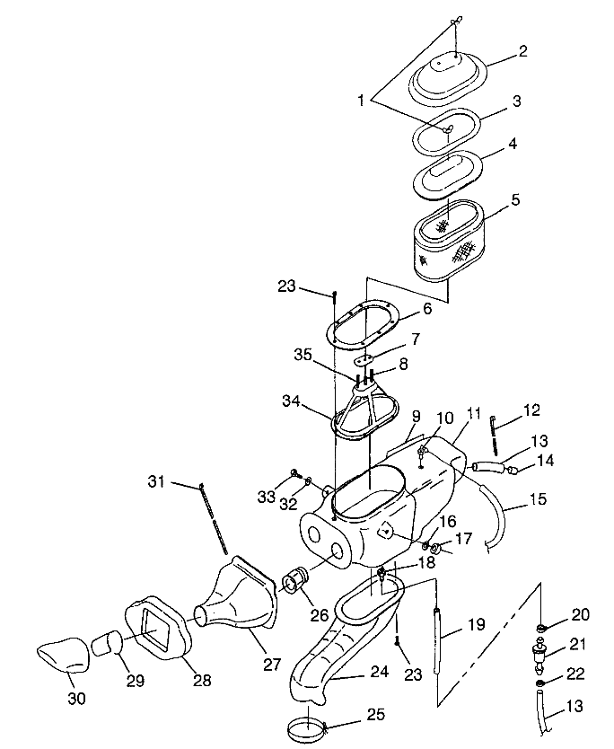 Part Number : 2530029 BREATHER FILTER  IN LINE