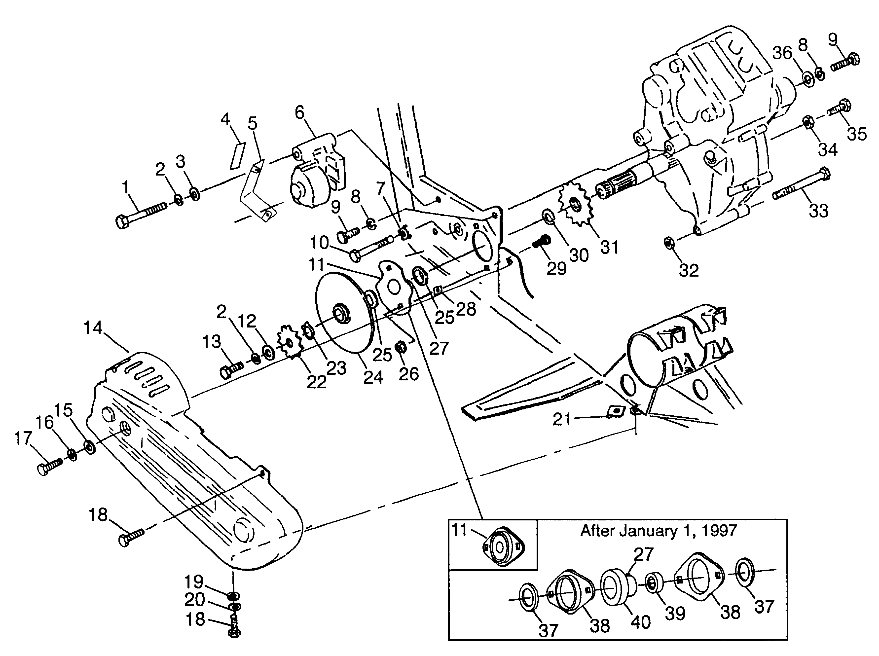 GEARCASE/BRAKE