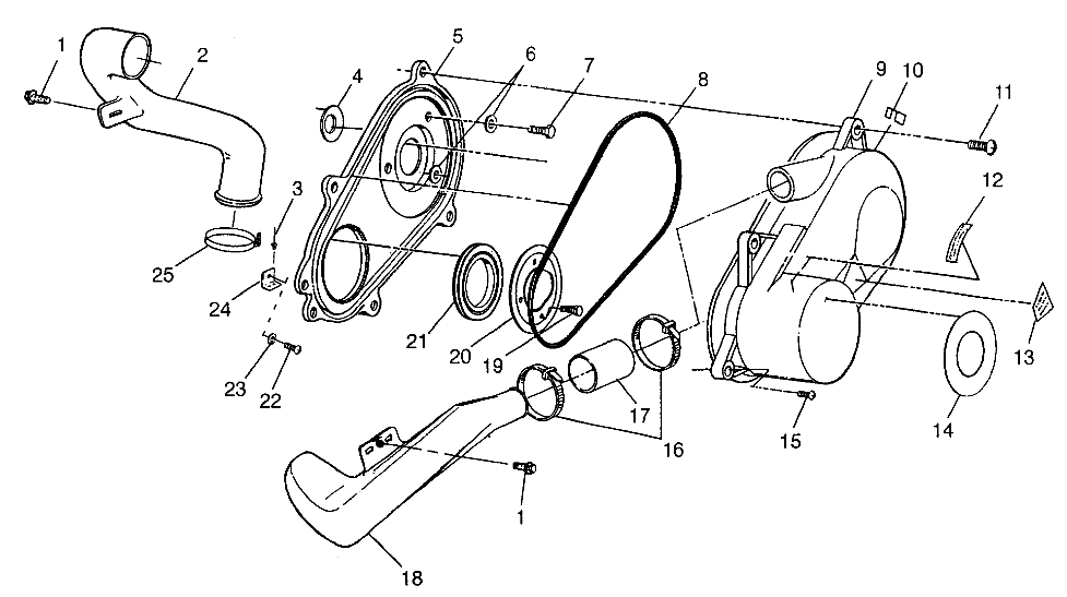 Part Number : 5432698 DUCT INLET DOWN TUBE