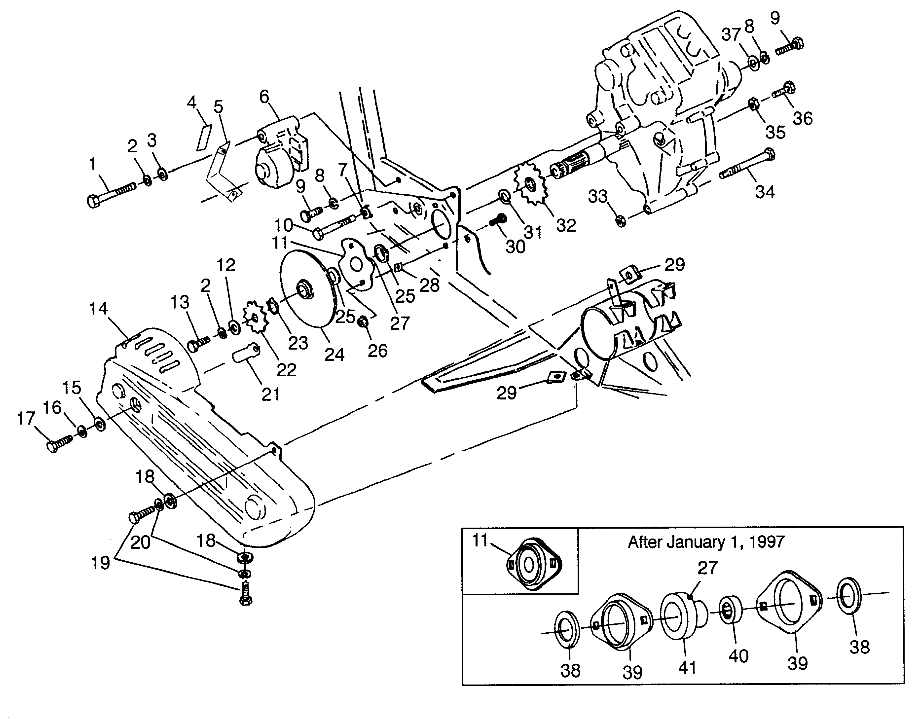 GEARCASE/BRAKE