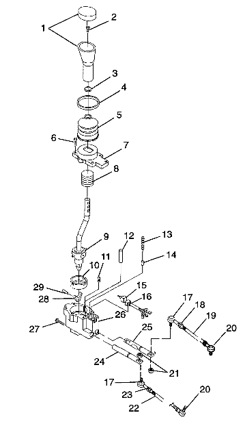 Part Number : 1341215 SELECTOR ASM GEAR 500 LT