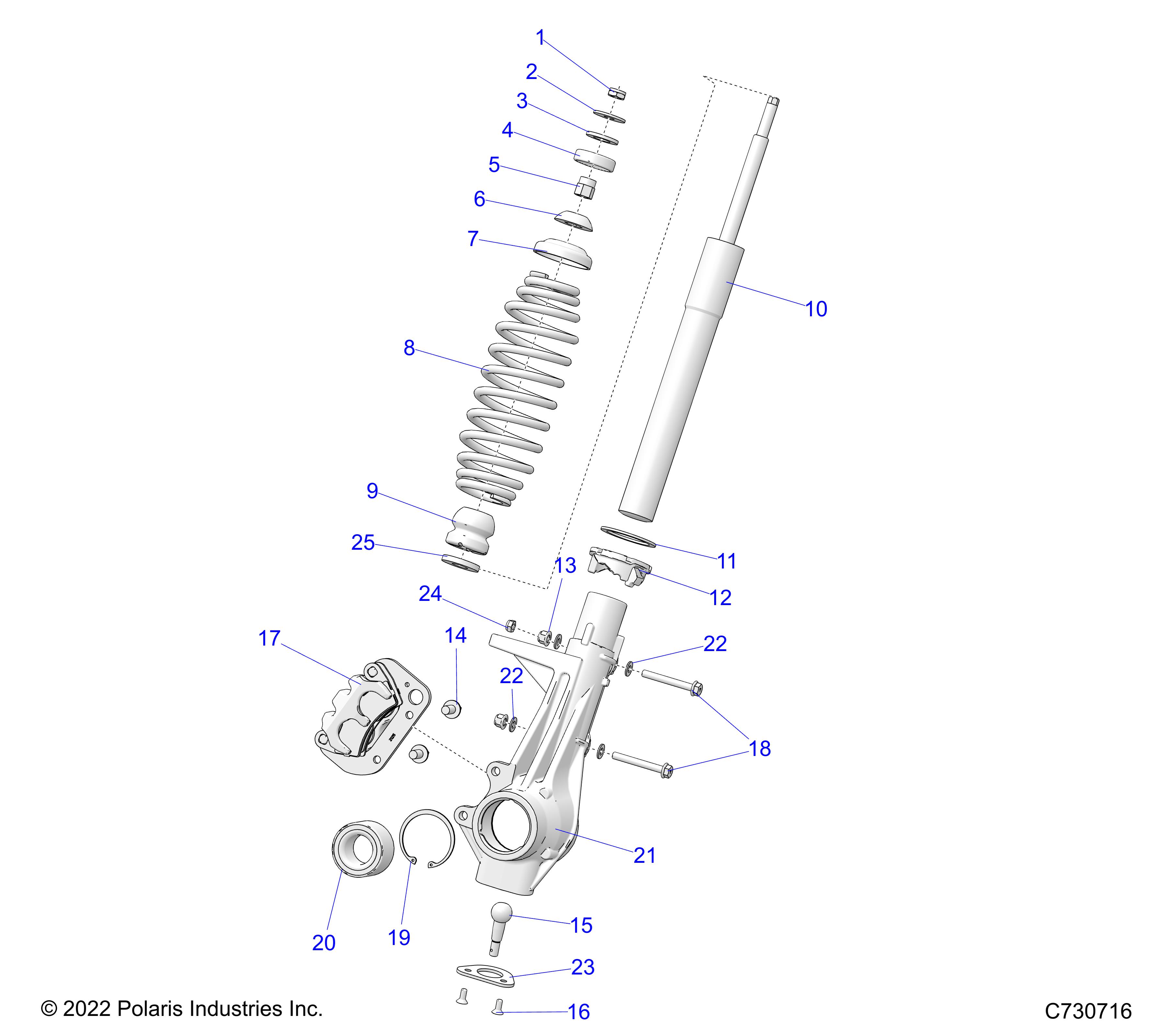 Part Number : 7061193 GREASELESS STRUT BALL JOINT