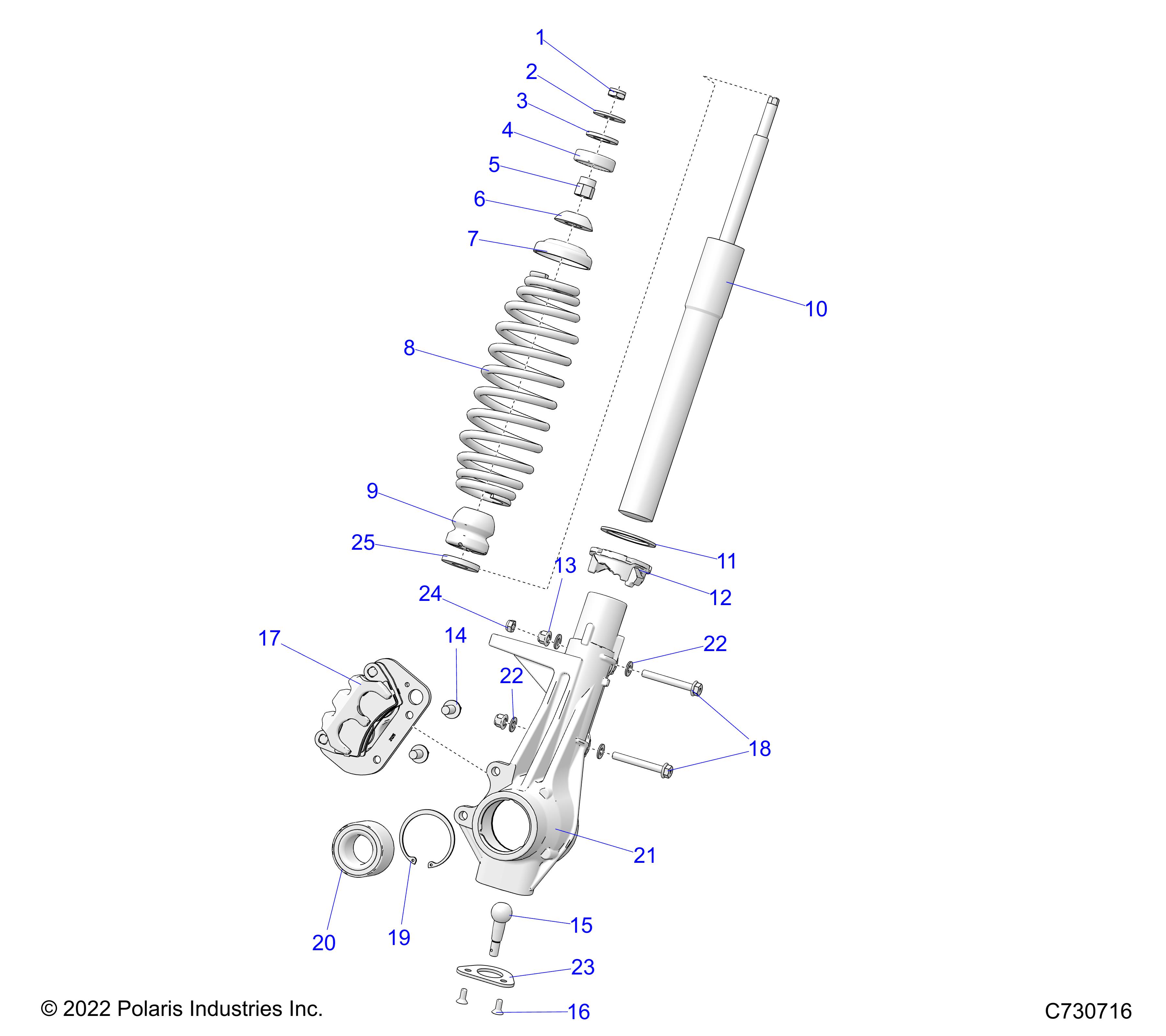 Part Number : 5633698 RETAINER-SPRING ALUMN