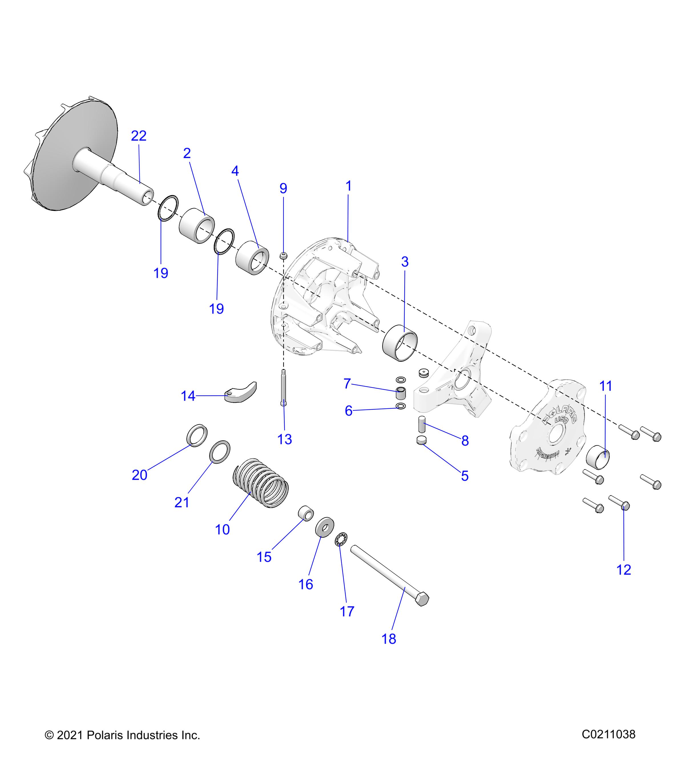 Part Number : 1322797 ASM-SHEAVE STA EBS REV