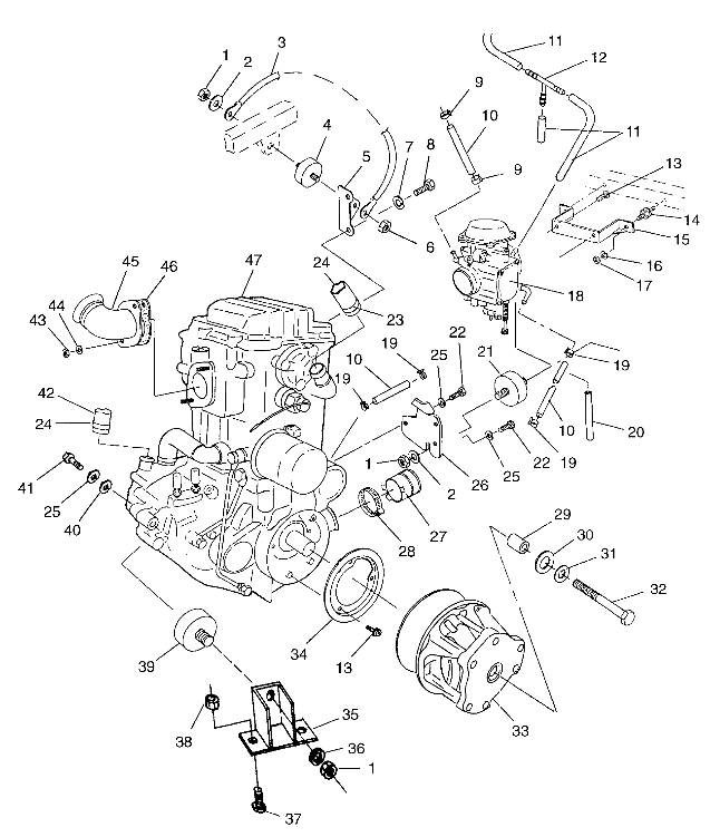 Part Number : 3110067 MOUNT MOTOR