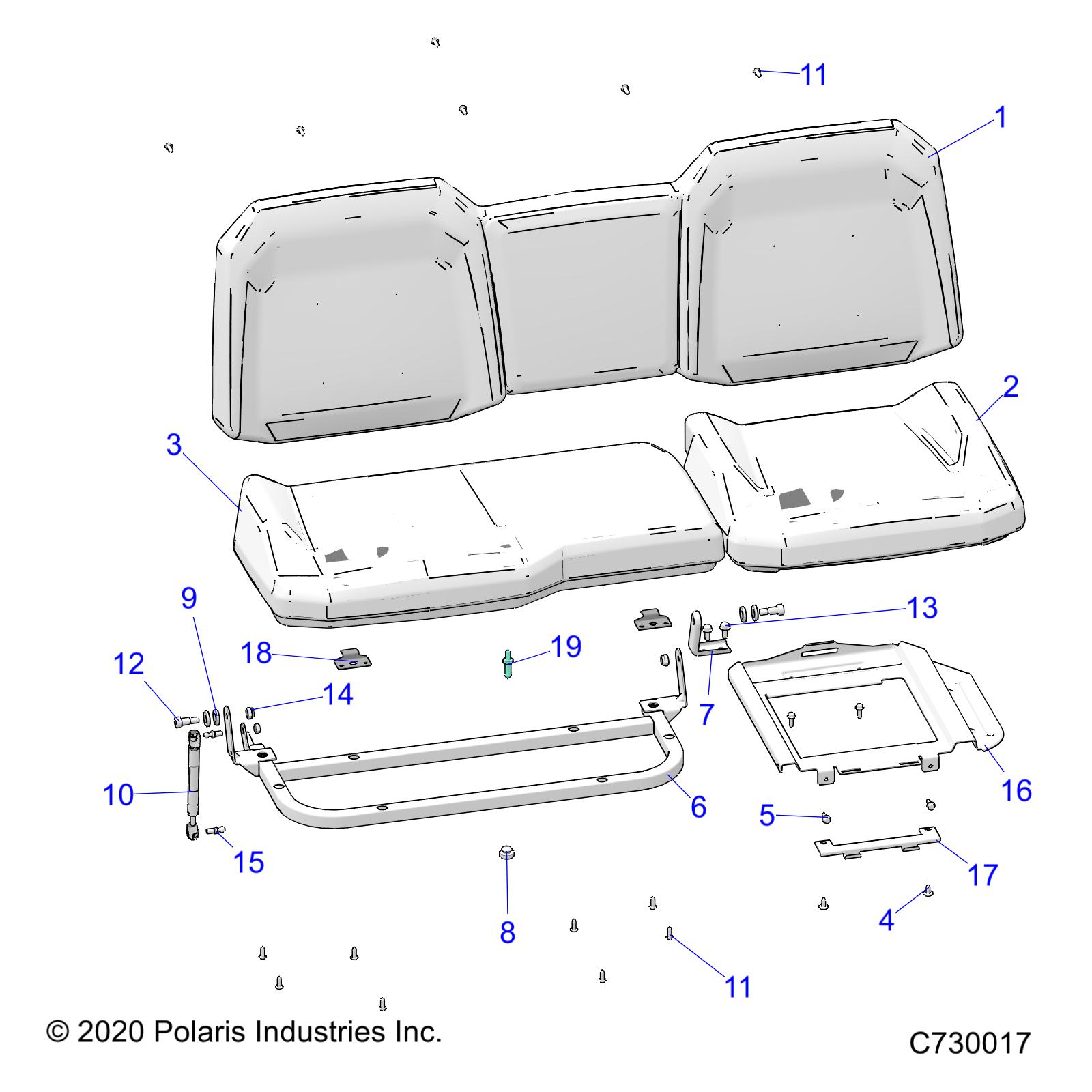 Part Number : 5910404 SEAT LATCH PIN
