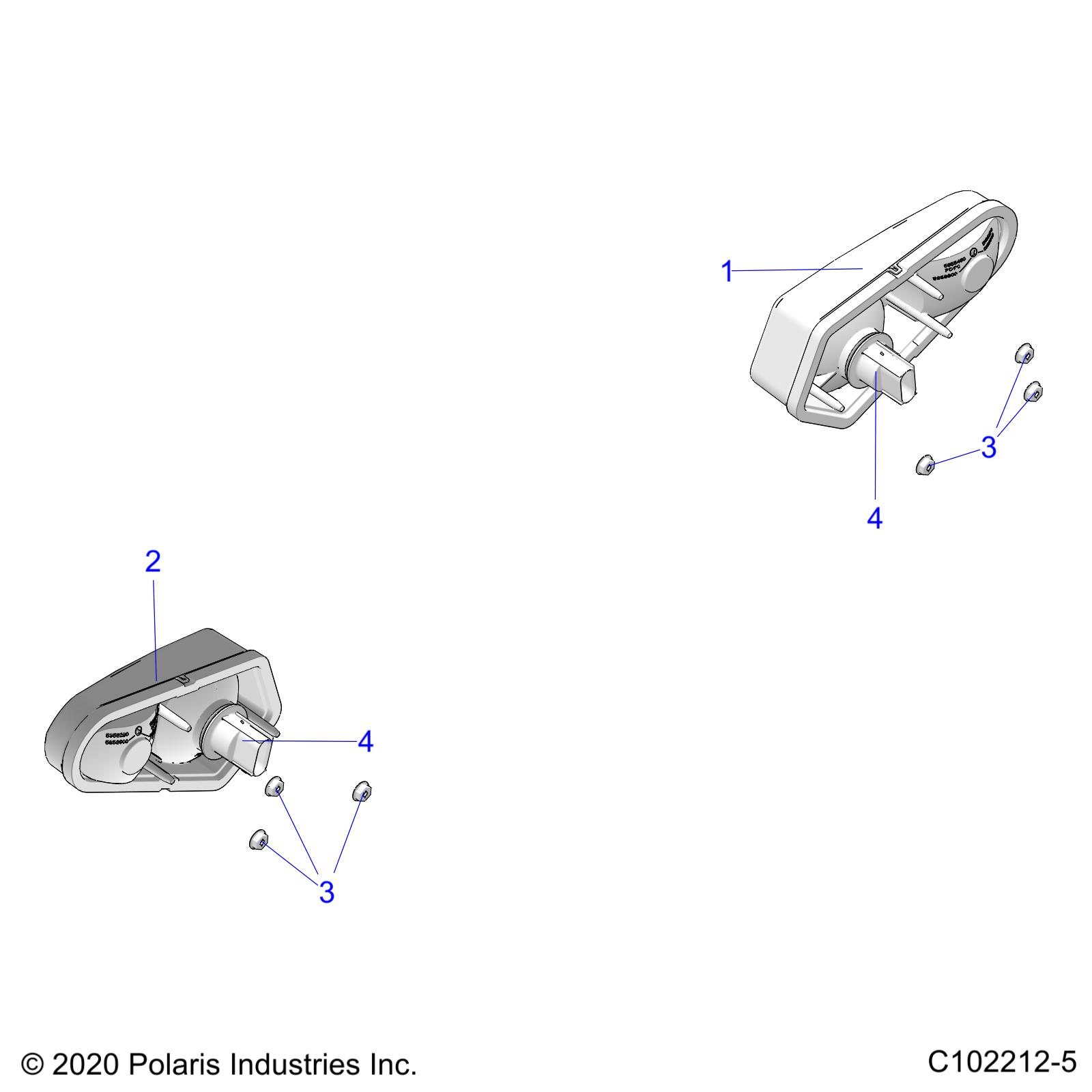 Foto diagrama Polaris que contem a peça 4011101