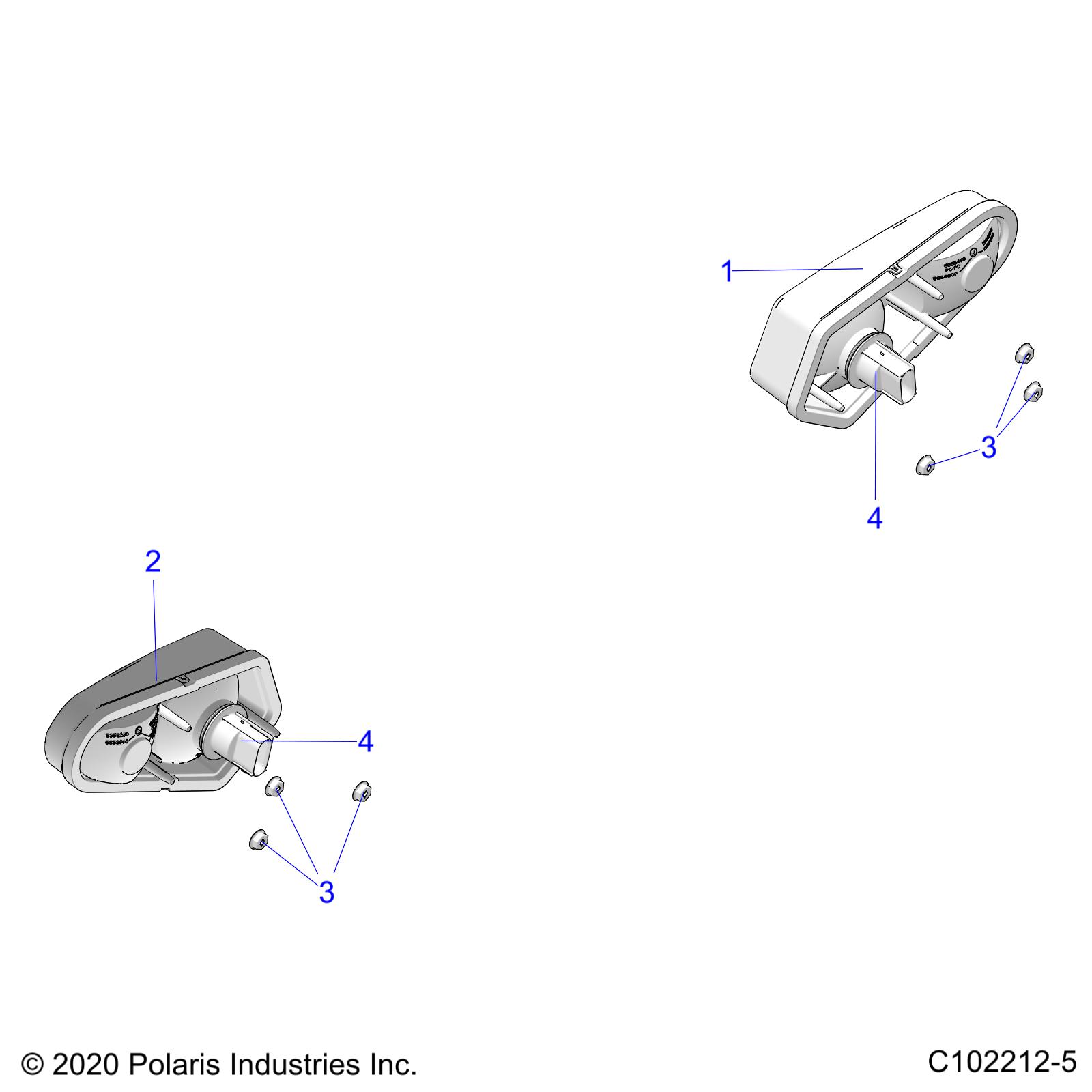 Foto diagrama Polaris que contem a peça 4010764