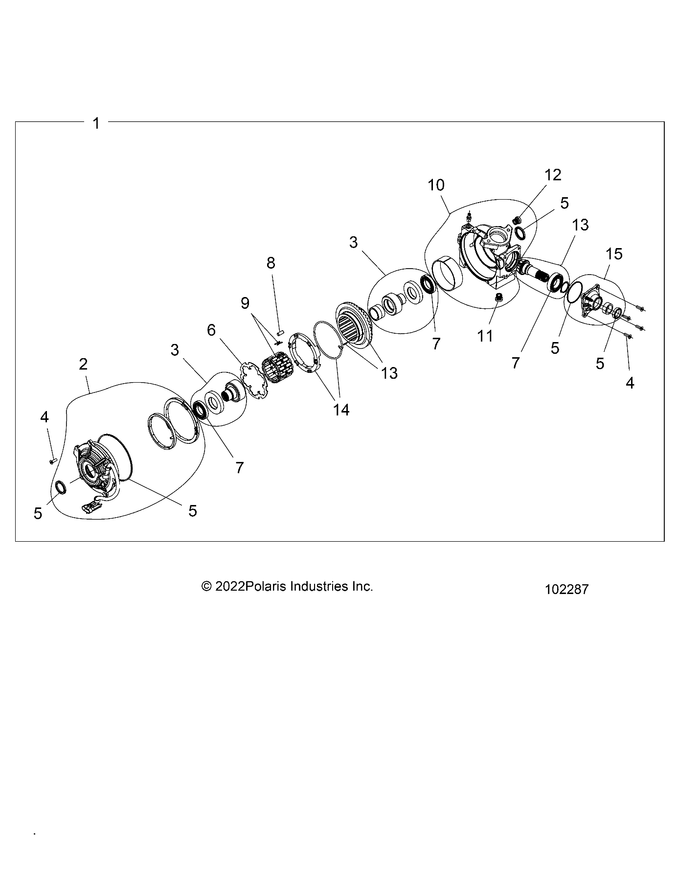 Part Number : 3236680 KIT-GEARCASE ASM 6203-9U-130