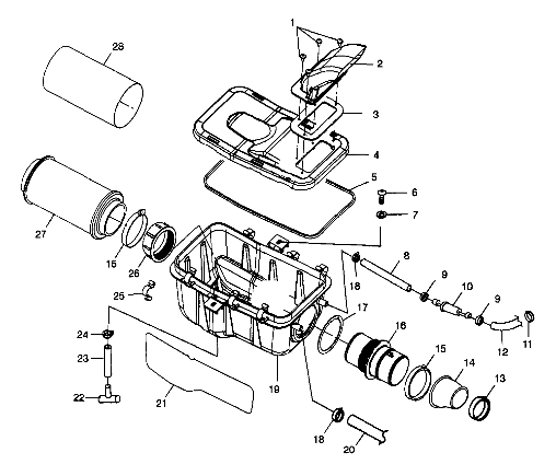 Part Number : 5432473 CARBURETOR DUCT  INLET