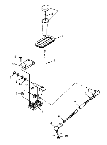 Part Number : 5020955 ROD SHIFT LINKAGE