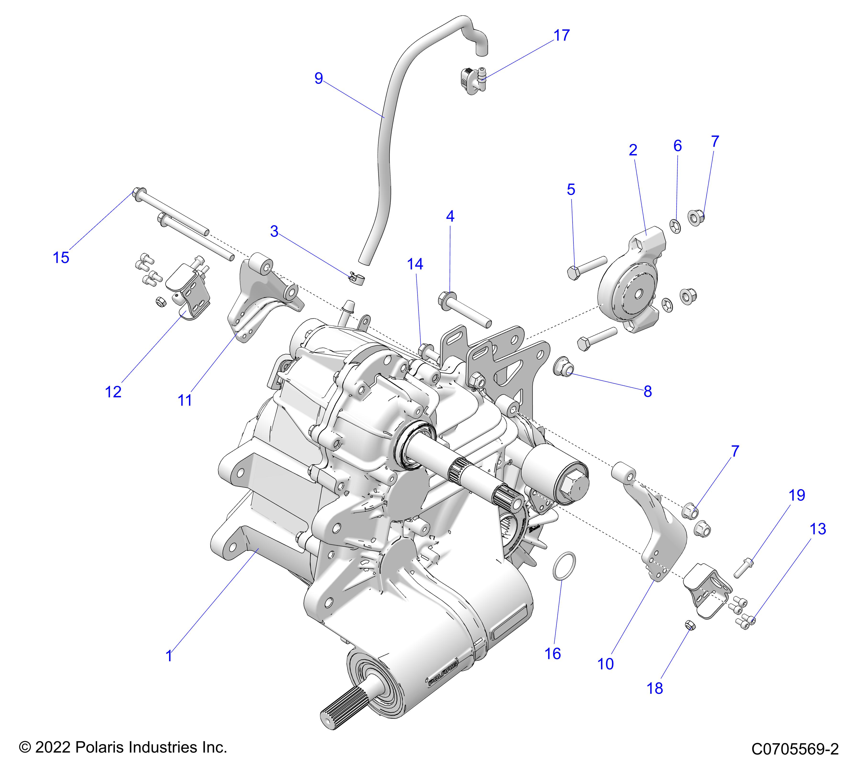 Part Number : 5141897 BRKT-MOUNT ABS RH REAR