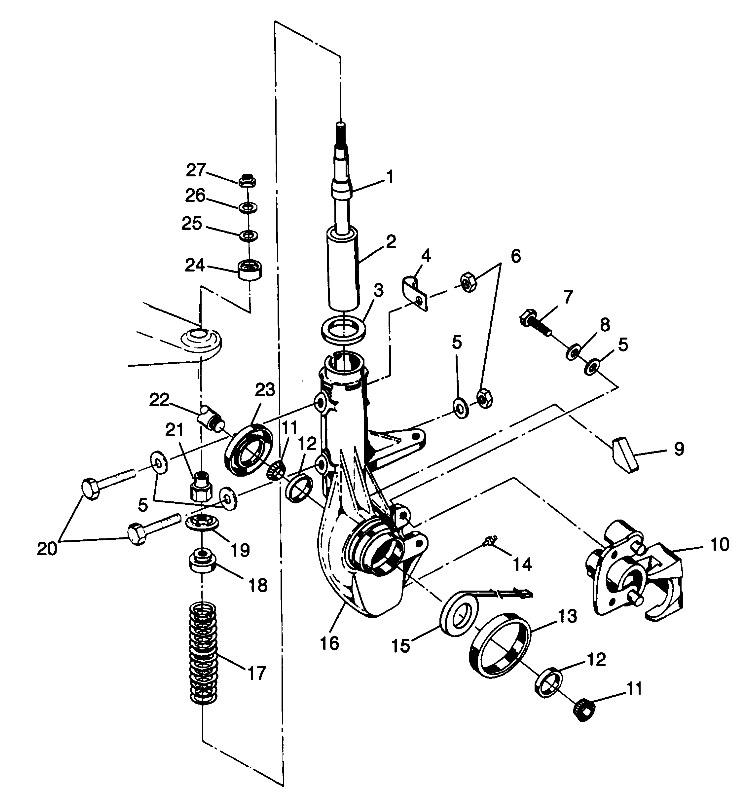 Foto diagrama Polaris que contem a peça 5410791