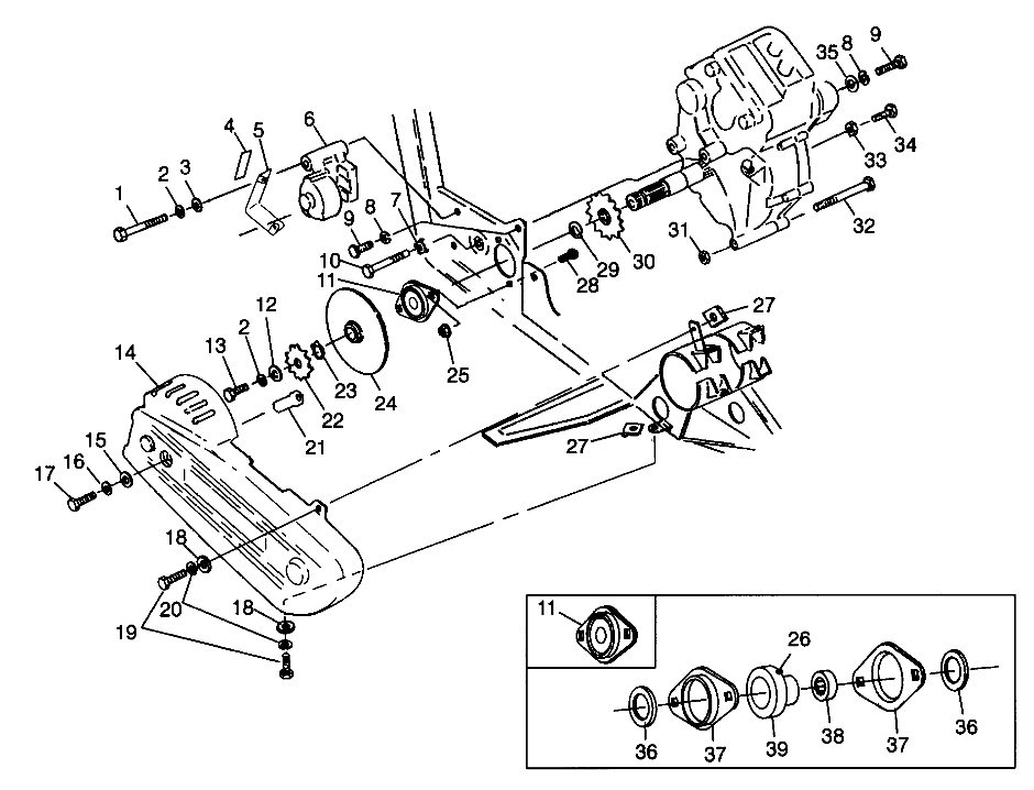 GEARCASE/BRAKE